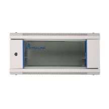 Extralink Szafa rack 4U 600x450 Szara montowana na ścianie