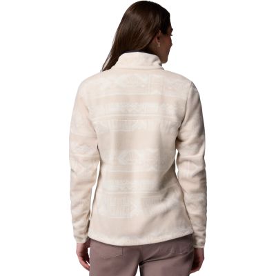 3. Columbia Benton Spring Printed 1/2 Snap 2085611278 Beżowe L