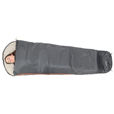 2. ŚPIWÓR TURYSTYCZNY MUMIA XXL 230x80/50CM SZARY REDCLIFFS