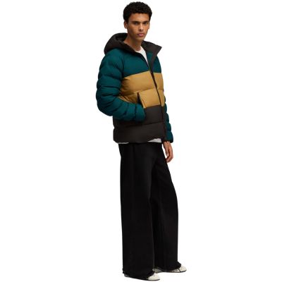 5. Kurtka męska Puma Mono Hooded zielono-brązowo-czarna 688367 75