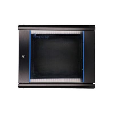 15. Extralink 9U 600x600 Czarna Szafa rack montowan