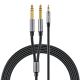 Kabel audio Orico AX2N mini jack 3.5 mm do 2 x jack 6.5 mm 1 m - czarny