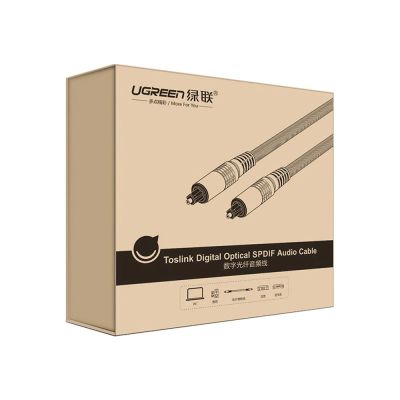 6. Kabel Ugreen AV108 10542 optyczny Toslink/SPDIF 1.5m - szary