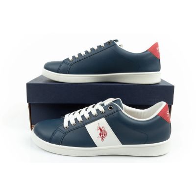 10. U.S. Polo Assn. buty trampki sneakersy męskie modne granatowe wygodne