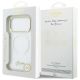 8. Etui Guess IML Gradient Script Metal MagSafe na iPhone 17 Pro - białe