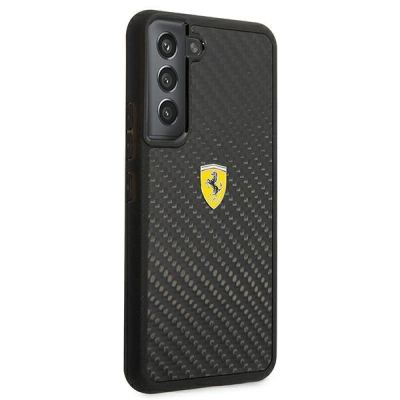4. Etui Ferrari On Track Real Carbon na Samsung Galaxy S22+ - czarne
