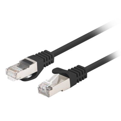 3. PATCHCORD KAT.5E UTP 1M CZARNY FLUKE PASSED LANBERG 10-PACK