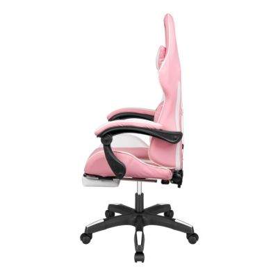8. Fotel gamingowy Kruger&Matz GX-150 Biało-różowy