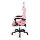 8. Fotel gamingowy Kruger&Matz GX-150 Biało-różowy