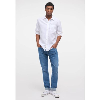 3. Koszula Mustang Clemens Linen Cotton M 1014356-2045