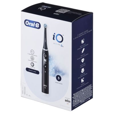 8. BRAUN ORAL-B SZCZOTECZKA ELEKTRYCZNA IO 6N BLACK ONYX czarna