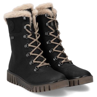 18. Botki z futerkiem Rieker W Y3424-00 RKR745