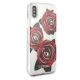 6. Etui Guess Flower Desire Red Rose na iPhone X - przezroczyste