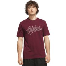 Koszulka męska adidas Varsity Tailsweep Graphic bordowa KS2180