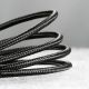 17. Baseus Cafule Cable wytrzymały nylonowy kabel przewód USB / micro USB 2A 3M czarno-czerwony (CAMKLF-H91)