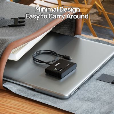 7. Unitek Mostek USB-C na dyski SATA i M.2 MVMe