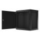 8. Lanberg WF01-6412-00B Szafa wisząca RACK 19" 12U 600X450 CZARNA DRZWI METALOWE (FLAT PACK)