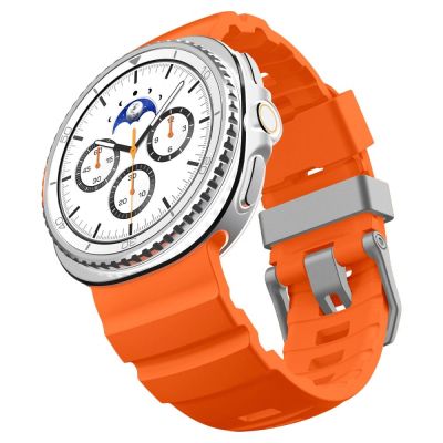 6. Pasek Spigen WBS2 na Samsung Galaxy Watch 40 / 44 / 46 mm - pomarańczowy