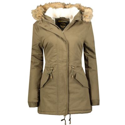Parka damska Geographical Norway AMPURIA LADY 056 BS3 (WQ833F/GN-KAKI)