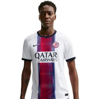 10. Koszulka męska Nike Dri-Fit Paris Saint-Germain Stadium 2026/27 replika biała II1924 101