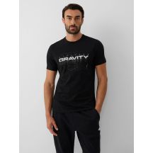 T-shirt slim z nadrukiem męskii 4F 4FRAW26TTSHM4667-20S