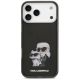 3. Etui Karl Lagerfeld IML Aquarelle Karl & Choupette & Logo MagSafe na iPhone 17 Pro Max - czarne