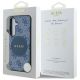 8. Etui Guess 4G Round Patch Classic Logo MagSafe do Samsung Galaxy S25 Plus niebieski