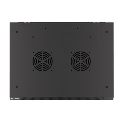 3. Szafa rack Lanberg WF01-6422-10B (22U; 1082mm / 600mm / 450 mm; wisząca; Otwierane; 19''; kolor czarny)