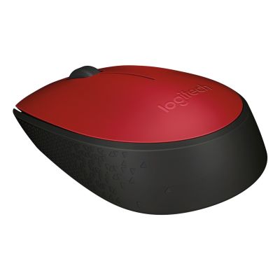 4. Mysz Logitech M171 910-004641 (optyczna; 1000 DPI; kolor czerwony)
