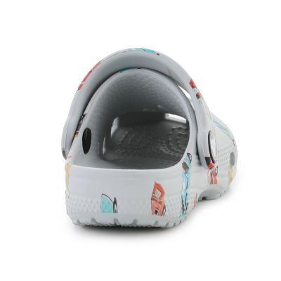 10. Klapki Crocs Classic Race Cars Graphic Jr 210992-1NN
