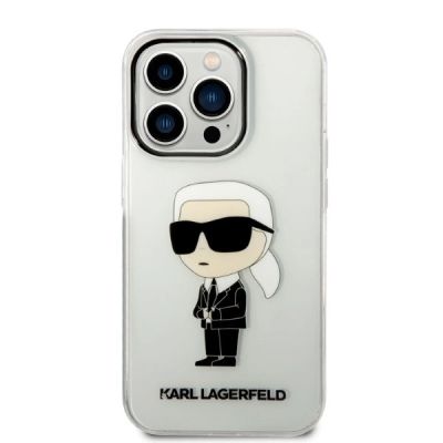 3. Etui Karl Lagerfeld Ikonik Karl na iPhone 14 Pro Max - przezroczyste