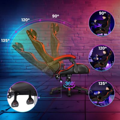13. Extralink Gaming | Fotel gamingowy | biurowy, obrotowy, kubełkowy, czarno-czerwony, G-522