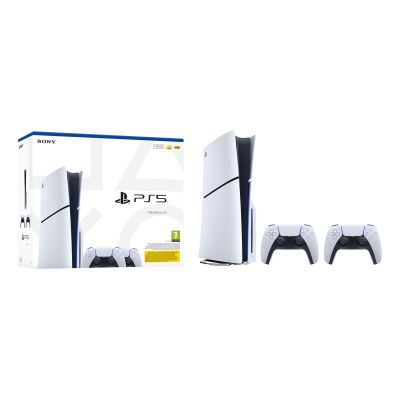 2. Konsola SONY PS5 Slim 1TB + kontroler white
