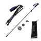 Kijek trekkingowy Qunature nordic walking aluminiowy 110 - 130 cm 1 szt. - fioletowy