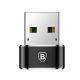 2. Adapter Baseus Mini przejściówka z USB-C na USB-A - czarny