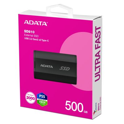 6. ADATA DYSK SSD SD 810 500GB BLACK