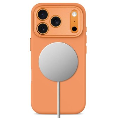 4. Etui Tech-Protect Uniq MagSafe CC na iPhone 18 Pro / 17 Pro - pomarańczowe