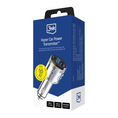 7. Transmiter 3w1 48W QC PD PPS USB-C USB-A 3mk Hyper Car Power Transmitter