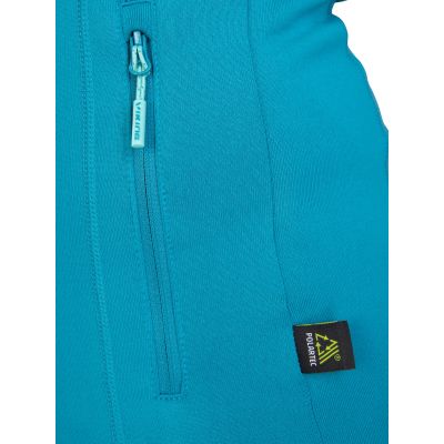 4. Bluza damska z kapturem Viking Jukon Hoodie Lady szybkoschnąca turkusowa (730/23/0900/70)