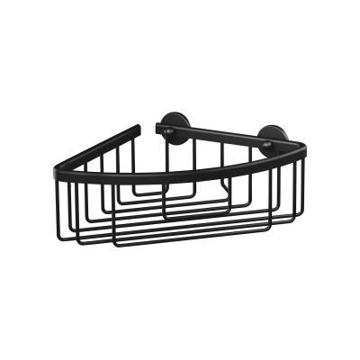 2. TESA ALUXX BLACK Aluminium Do zawieszenia na ścianę Koszyk prysznicowy