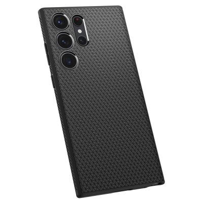 8. Etui Spigen Liquid Air na Samsung Galaxy S23 Ultra - czarny mat