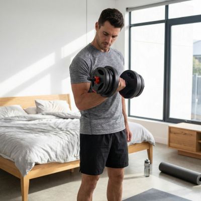 7. BODY SCULPTURE HANTEL REGULOWANY BW 752H 10KG