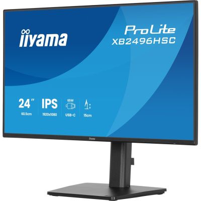 39. iiyama ProLite XB2496HSC-B1 monitor komputerowy 60,5 cm (23.8") 1920 x 1080 px Full HD LED Czarny