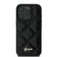 3. Etui Guess Quilted Metal Logo na iPhone 16 Pro - czarne