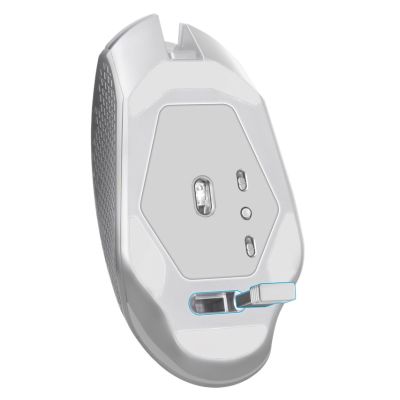 4. DEFENDER MYSZ GM-514 GLORY OPTIC RF RGB 3200DPI 7P BIAŁA 52513