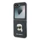 6. Etui Karl Lagerfeld Saffiano Monogram na Samsung Galaxy Z Flip 6 - czarne