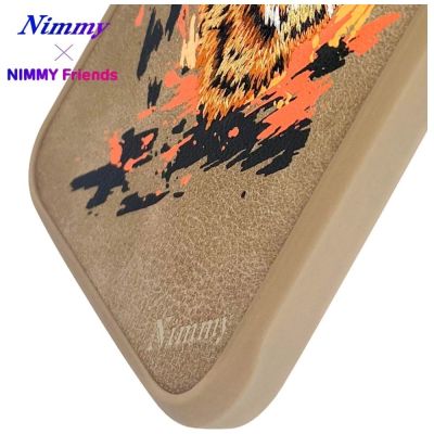 11. Etui Nimmy Tygrys MagSafe na iPhone 16 - brązowe