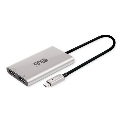 5. CLUB3D CSV-1586 huby i koncentratory Thunderbolt 3 40000 Mbit/s Srebrny