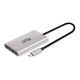 5. CLUB3D CSV-1586 huby i koncentratory Thunderbolt 3 40000 Mbit/s Srebrny