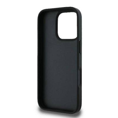 7. Etui Karl Lagerfeld Monogram Karl & Choupette Head Pin na iPhone 16 Pro - czarne